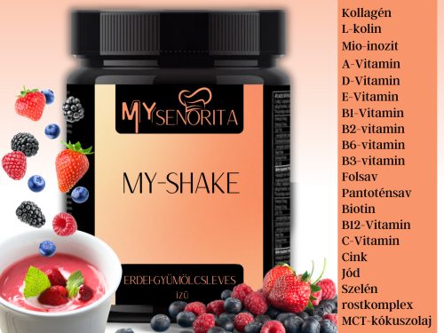 Kollagén és vitamin italpor - Erdei-gyümölcsleves MyShake (450 g) - GYÁRTÁS ALATT