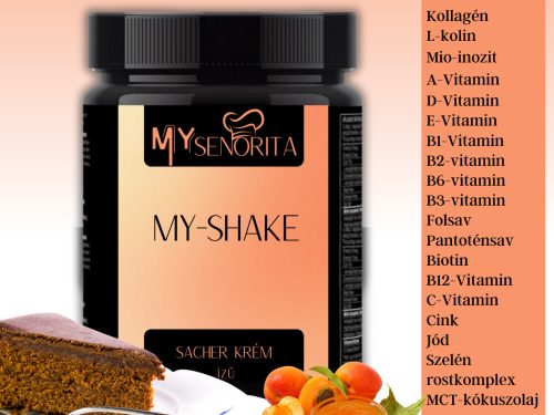 Kollagén és vitamin italpor - Sacher krém MyShake (450 g) - GYÁRTÁS ALATT (2025)