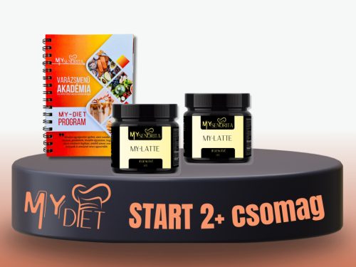 My-Diet Start 2+ csomag - Latte pack (tejkaramella, mascaporne-vanilia), MyDiet könyv