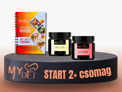 My-Diet Start 2+ csomag - Mousse pack (csokoládé-mogyoró mousse, meggyes csokimousse), MyDiet könyv